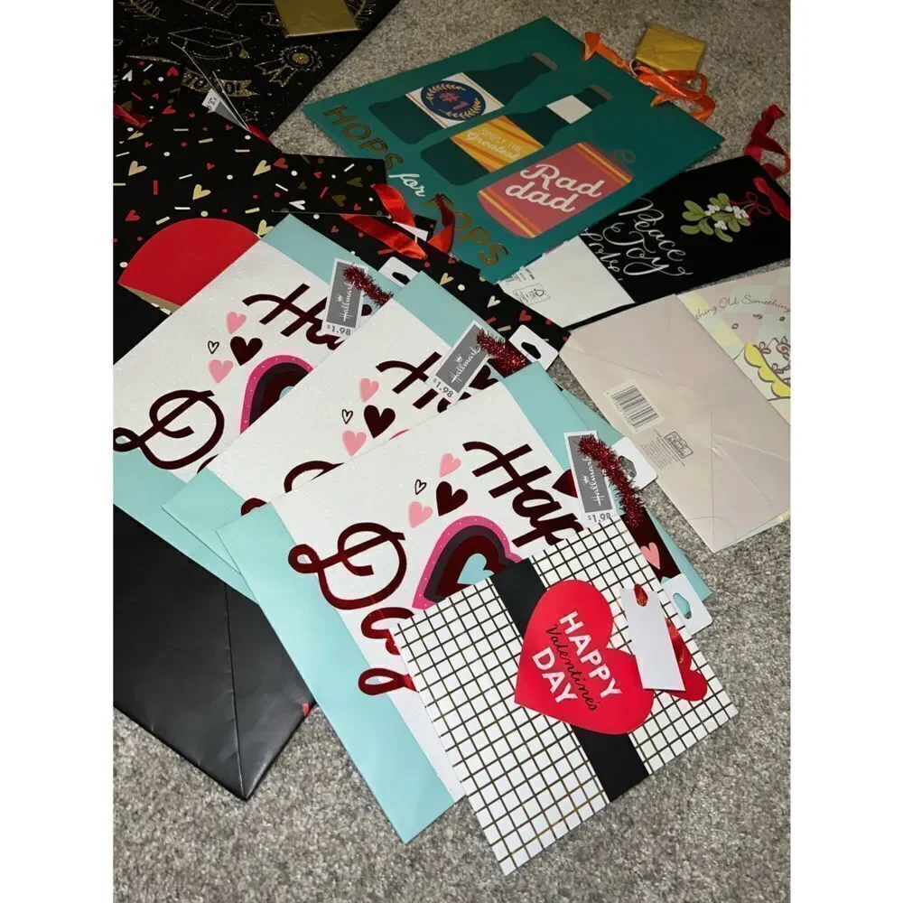 Assorted Gift Bags Set - 13 New with Tags for Various Occasions